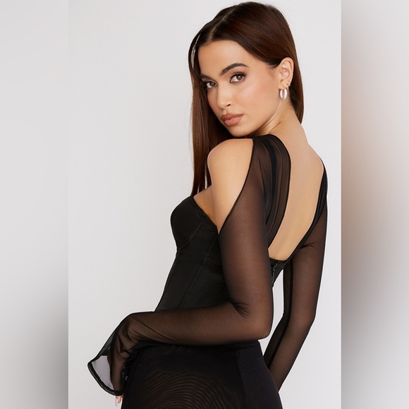 House of CB Mina Black Corset XS Large Cup - Picture 4 of 8